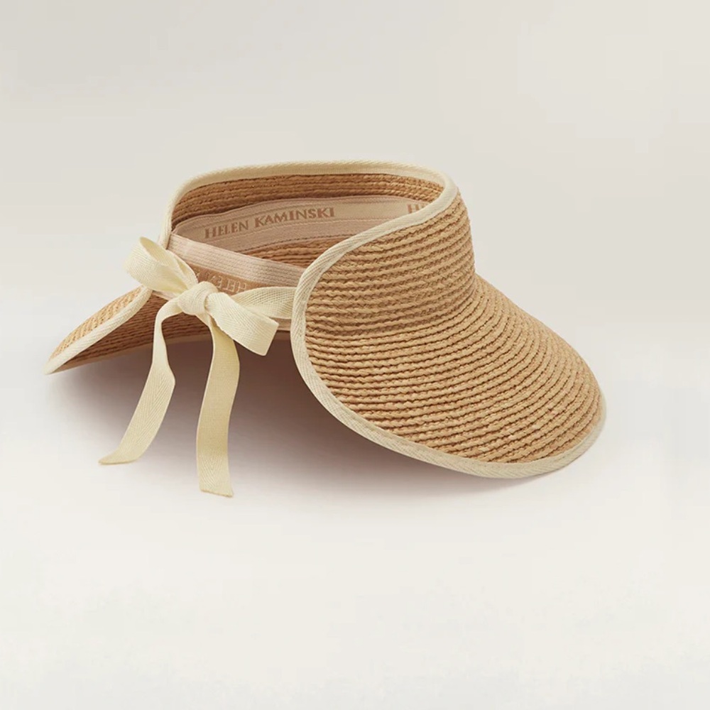 HELEN KAMINSKI women Adjustable Visor
Mita : like new 
Natural/Sand